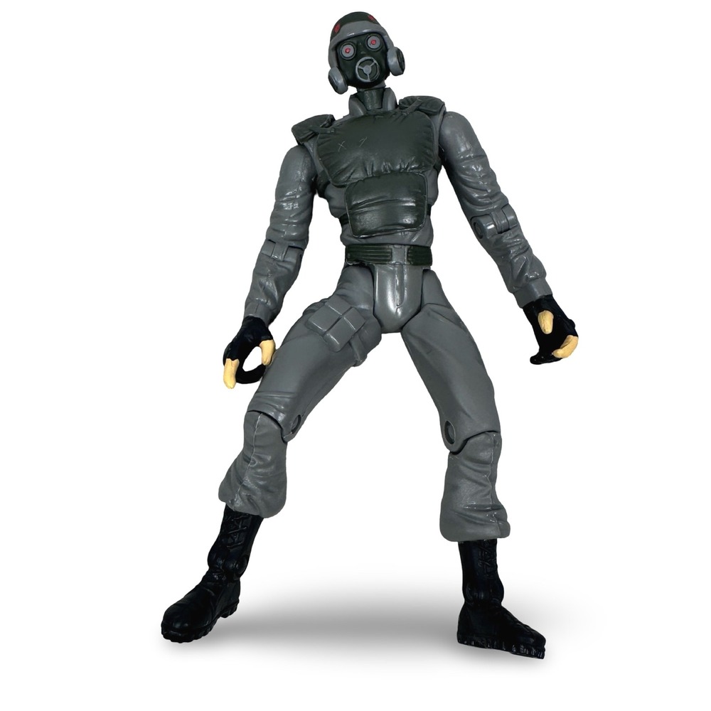 Vintage Toy Biz Resident Evil 2 HUNK Action Figure 1999‎ Capcom Gray Soldier 5"